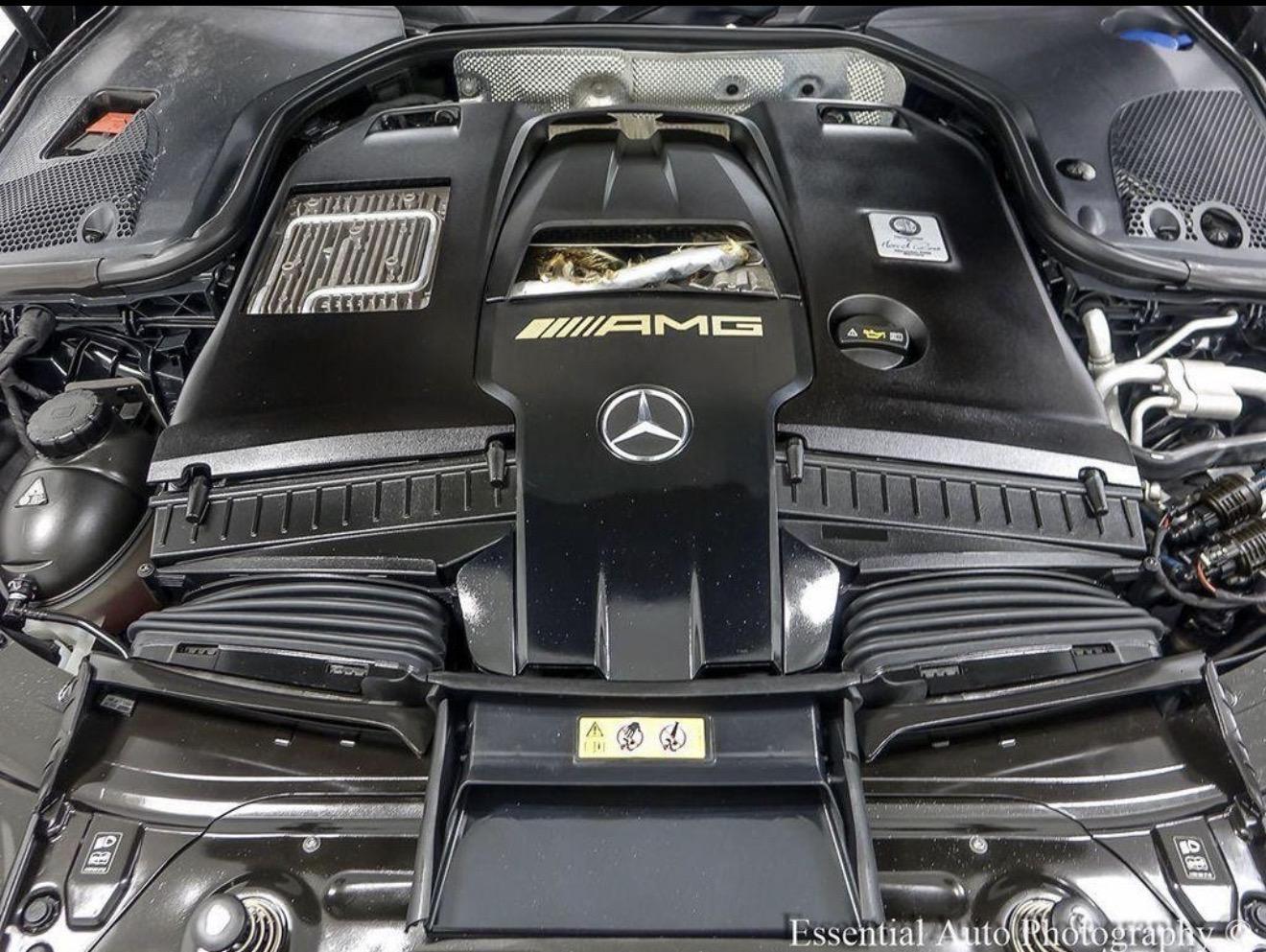 AMG engine bay